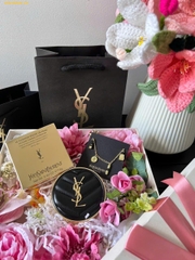 Phấn Nước Cushion YSL Le Cushion Encre De Peau Luminous Matte Cushion Foundation 14g Fullbox (Nắp Nam Châm) - Tone 10