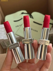 Son Prada Monochrome Soft Matte Lipstick R127 Carminio Màu Đỏ Hồng - Fullbox
