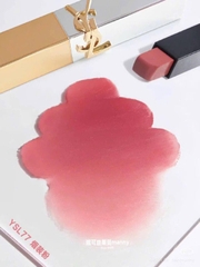 Son YSL The Slim Leather Matte 77 - Hồng Nude Vỏ Bạc