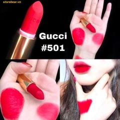 Son Gucci Rouge a Levres Mat - 501 Constance Vermillon đỏ hồng