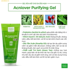 Gel Rửa Mặt Cho Da Dầu Mụn Martiderm Acniover Purifying Gel 200ml