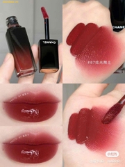 Son Kem Chanel Rouge Allure Laque Ultrawear Shine Liquid 87 Màu Đỏ Đậm