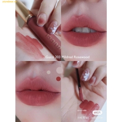 Son Kem Lì Gucci Rouge Liquid Matte Màu 203 Mildred Rosewood