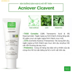 Kem Dưỡng Hỗ Trợ Giảm Mụn & Mờ Thâm MartiDerm Acniover Cicavent 40ml