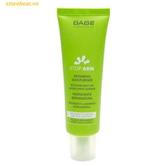 Kem phục hồi ngăn ngừa mụn Babe Stop AKN Repairing Moisturiser 50ml