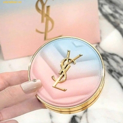 Phấn nước Cushion YSL limited (vỏ hồng xanh) - 𝐁𝟏𝟎 Trắng Sáng, 𝐁𝟐𝟎 Trắng Tự Nhiên