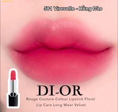 Son Rouge Dior Couture Colour 581 Virevolte Velvet Hồng Đào