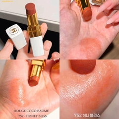 Son Dưỡng CHANEL Rouge Coco Baume Hydrating Tinted Lip Balm Màu 752 Honey Bliss (Brilliant/Shine)