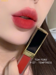 Son Kem Tom Ford 127 Temptress Màu Đỏ Hồng - Fullbox