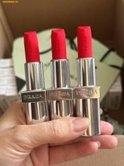 Son Prada Monochrome Soft Matte Lipstick R126 Scarlet Màu Đỏ Cam San Hô