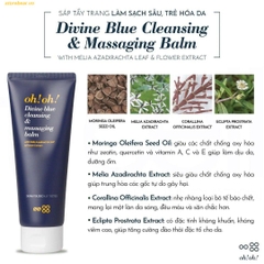 Sáp Tẩy Trang Hỗ Trợ Dưỡng Ẩm Oh! Oh! Divine Blue Cleansing & Massaging Balm 150ml