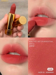 Son Gucci Matte Limited 208 They Meet in Argentina - Hồng Đất Phiên Bản Giới Hạn