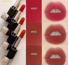 Son Dior Rouge Dior Couture Lipstick Velvet Limited Edition New Years 2026 Màu 809 Red Forever Hồng Đỏ