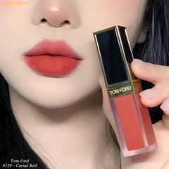 Son Kem Tom Ford Liquid Lip Luxe Matte 129 - Màu Đỏ Cam Đào