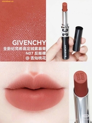 Son Lì Givenchy Le Rouge Velvet Matte Lipstick N07 Enfant Terrible - Fullbox