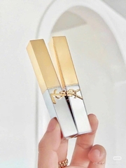 Son YSL The Slim Leather Matte 77 - Hồng Nude Vỏ Bạc