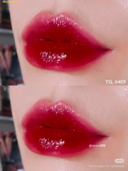Son Kem YSL Vernis À Lèvres Water Stain – Màu 409 Burgundy Vibes Đỏ Rượu