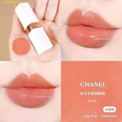 Son Dưỡng Chanel Rouge Coco Baume 916 Flirty Coral Màu Cam Đào Fullbox