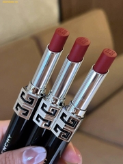 Son Givenchy Le Rouge Velvet Matte Lipstick màu R11 Đỏ Cam Cháy