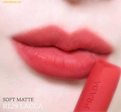 Son Lì Prada Monochrome Soft Matte R129 Lacca Màu Đỏ Đậm Quyến Rũ