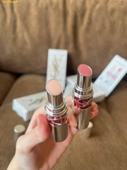 Set Son Dưỡng YSL Loveshine Candy Glaze Màu 02 Hồng Nude + Màu 15 Cam Nude Đất