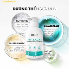 Sữa dưỡng thể MD CARE Calming & Moisturizing Acne Body Lotion 200ml