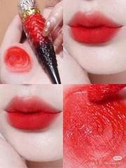 Son Kem LOUIS VUITTON 005F - Đỏ Cam chính hãng | Son dưỡng môi sang chảnh | SKU: 005F