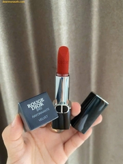 Son Dior Velvet 840 Nude Touch - Màu Đỏ Cam Fullsize Fullbox