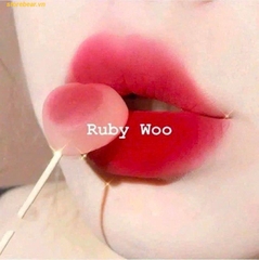 Son MAC Ximal Silky Matte Lipstick 691 Ruby Woo Màu Đỏ Ruby