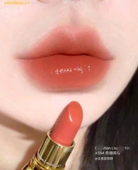 Son Christian Louboutin Beauty Velvet Matte Lip Colour 354 Nuance Nu - cam đất