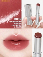 Son Dưỡng Dior Addict Glass Lipstick 906 Talk My Dior Màu Đỏ Nâu