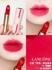 Son Lancôme L’Absolu Rouge Drama Matte 12 Đỏ Hồng Dâu