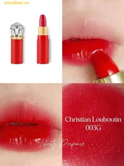 Son Christian Louboutin Beauty 003G Mundo red satin Màu Đỏ Hồng