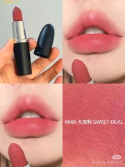 Son MAC Ximal Silky Matte Lipstick 666 Sweet Deal Màu Hồng Nâu