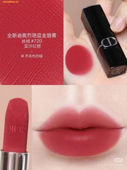 Set 2 Son Dior Rouge Dior Plan De Paris Collection Limited Edition Màu 100 +720