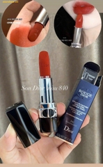Son Dior Velvet 840 Rayonnate – Màu Đỏ Gạch (bản vỏ cũ)