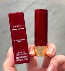 Son Gucci Rouge À Lèvres Mat Limited Vỏ Đỏ 509 Janie Scarlet - màu đỏ lạnh