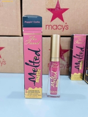 Son Kem Too Faced Melted Matte Liquified Long Wear Lipstick Poppin' Corks - Fullbox