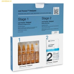 Bộ Sản Phẩm Thay Da Hỗ Trợ Giảm Nám Md:ceuticals Md Tranex Retipeel (Lẻ 1 Set)