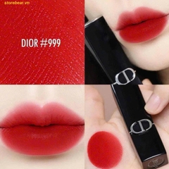 Son Dior Rouge Velvet Màu 999 - Đỏ Tươi Fullsize FullBox