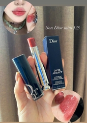 Son Dior ADDICT Shine 525 Màu Hồng Đào Chérie