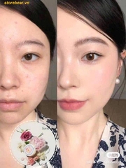 Set cushion OHUI hoa hồng Ohui 1 hộp + 2 lõi (Tone trắng Hồng nghen)