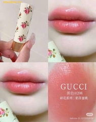Son Môi Gucci Rouge À Lèvres Voile Lipstick 208 They Met In Argentina Màu Hồng Đất