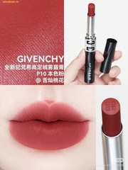 Son Givenchy Le Rouge Velvet Matte New P10 Hồng San Hô