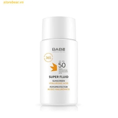 Kem Chống Nắng Dưỡng Ẩm Laboratorios BABE Super Fluid Sunscreen Hyaluronic Acid SPF50 (50ml)