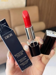Son Dior Rouge Dior Satin Lipstick 999 – Màu Đỏ Tươi