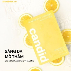 Candid Niaciamide Vitamin C Mask Mặt nạ dưỡng sáng lẻ 1 miếng