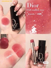 Son Dior Addict Hydrating Shine 526 Mallow Rose - Màu Hồng Khô