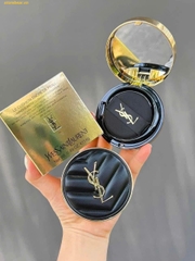 Phấn Nước Cushion YSL Le Cushion Encre de Peau Luminous Matte Cushion- Vỏ Da Đen Tone 20 Trắng Tự Nhiên (Size Mini)