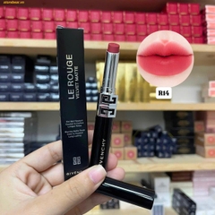 Son Givenchy Le Rouge Velvet Matte Long-Lasting Lipstick R14 Flushed Organza Màu Đỏ Gạch